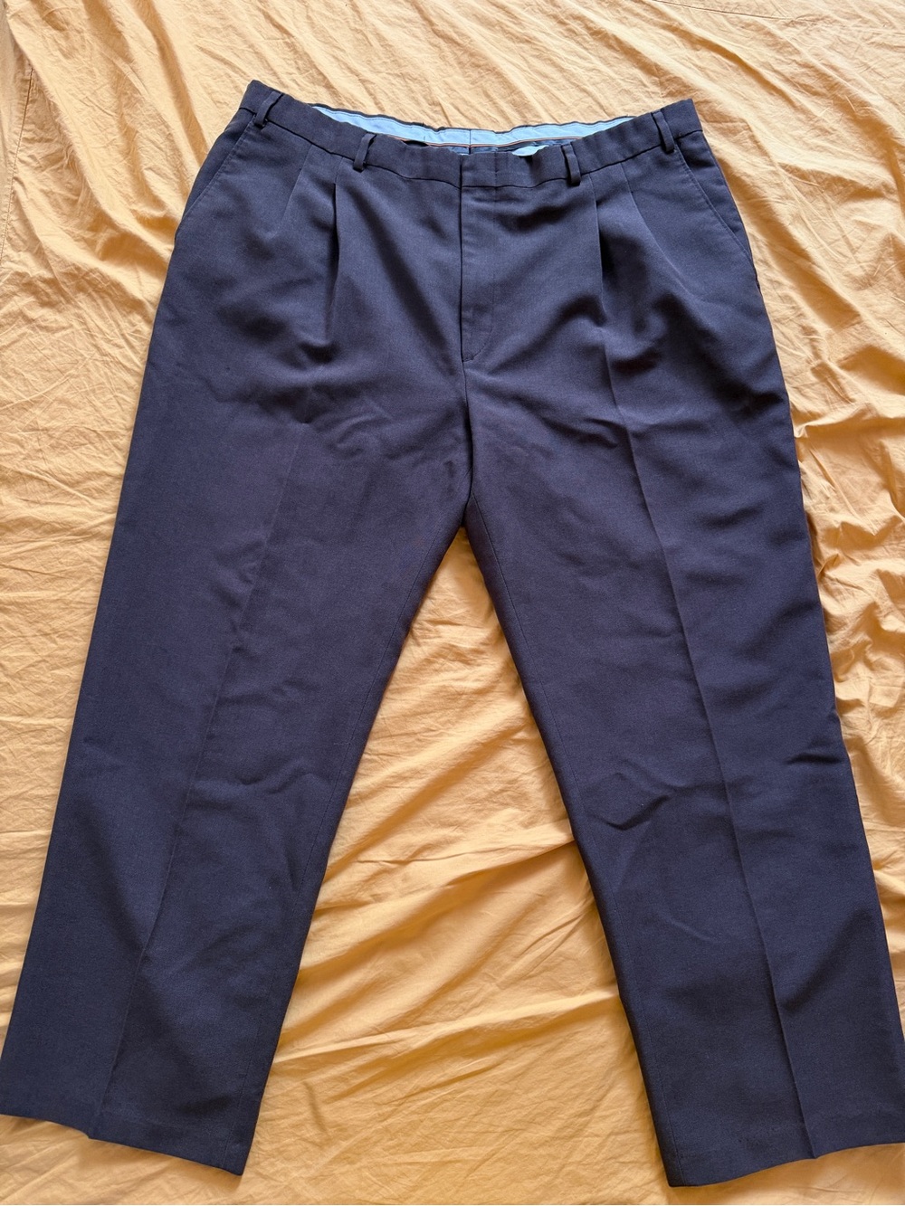 Vtg 80s Levi’s Travelers Slacks Pleated Brown Dress Pants 37W 29L Talon Zipper